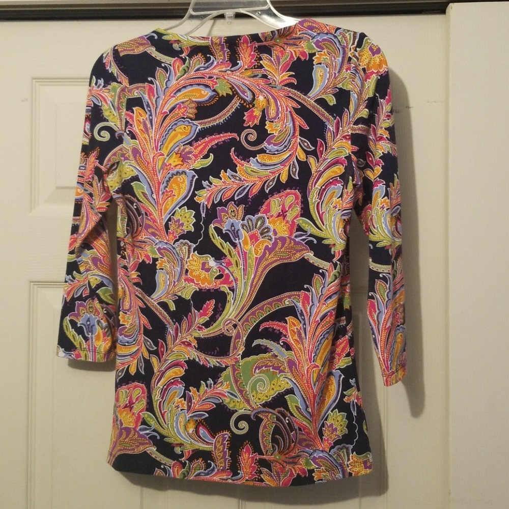 Ralph Lauren multi colored top - Picture 3 of 3